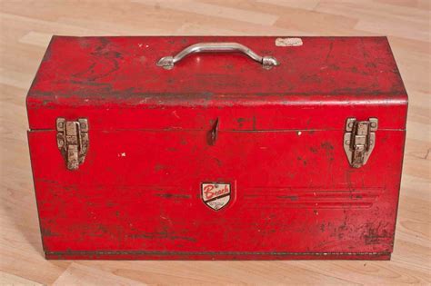 vintage 12 drawer heave duty steel mechanica tool box|Vintage Mechanic's Tool Box .